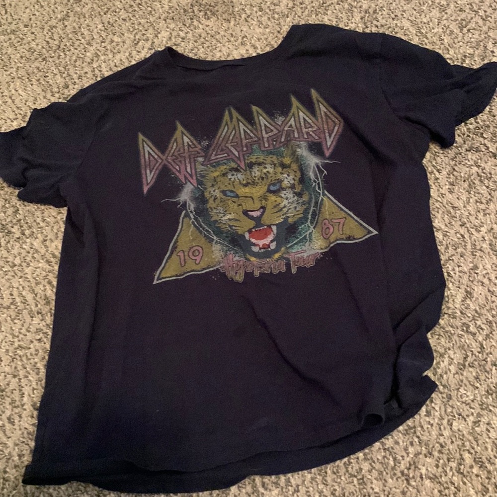 Def Leppard 1987 tour graphic T